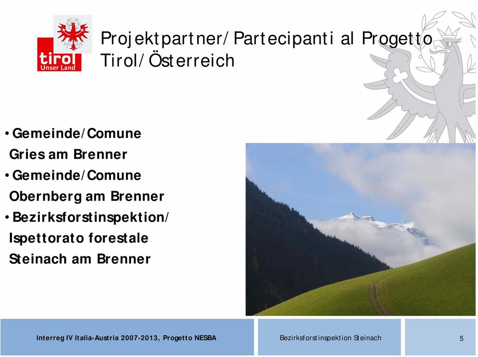 Brenner Gemeinde/Comune Obernberg am Brenner