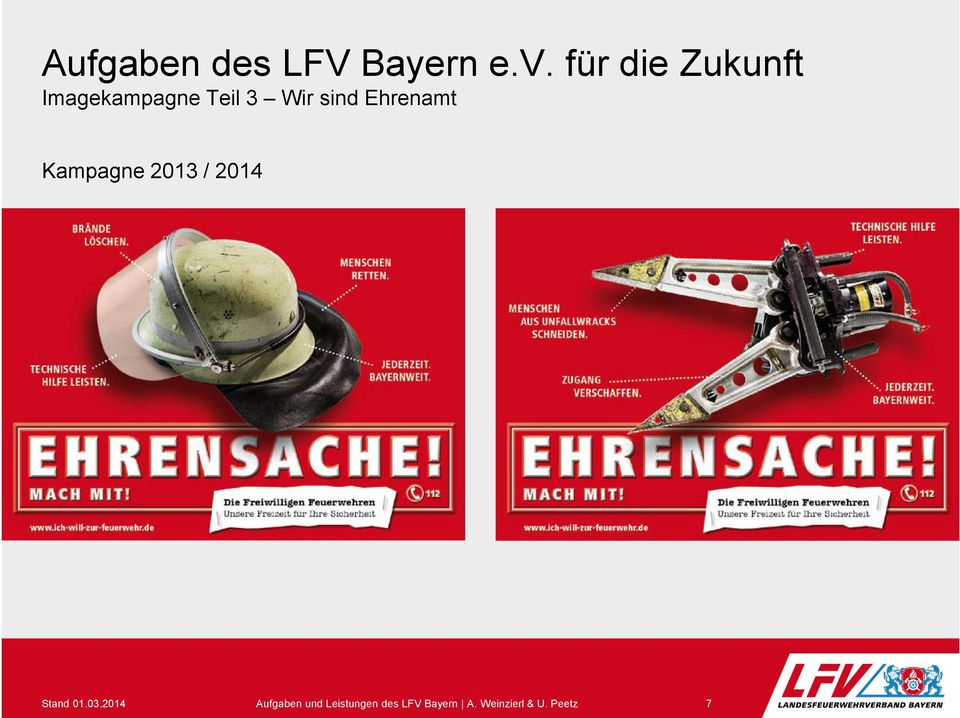 sind Ehrenamt Kampagne 2013 / 2014