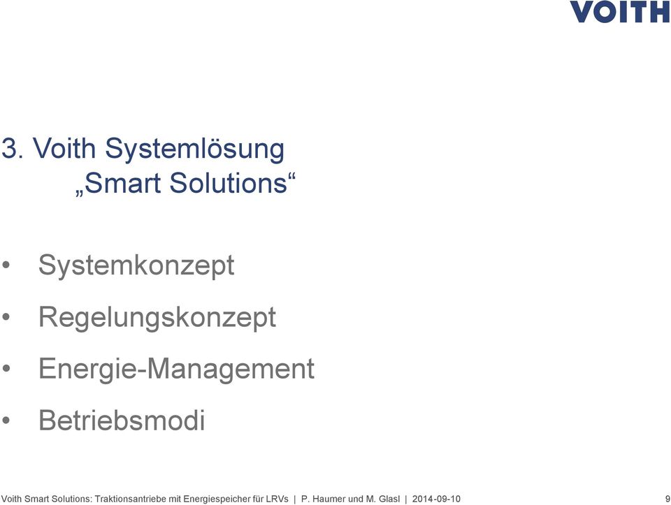 Voith Smart Solutions: Traktionsantriebe mit