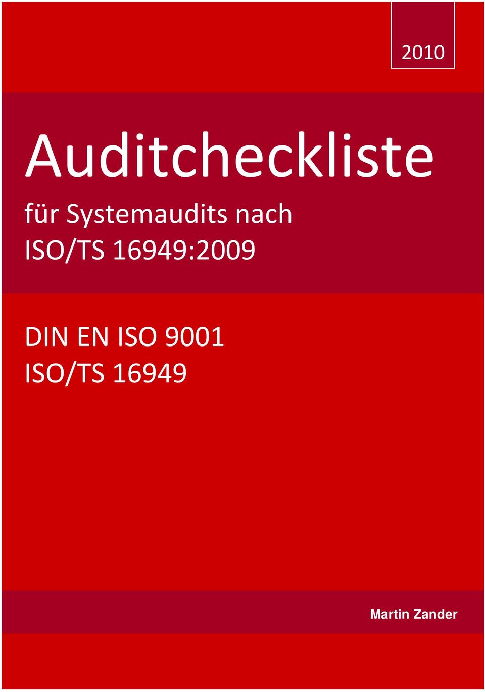 16949:2009 DIN EN ISO