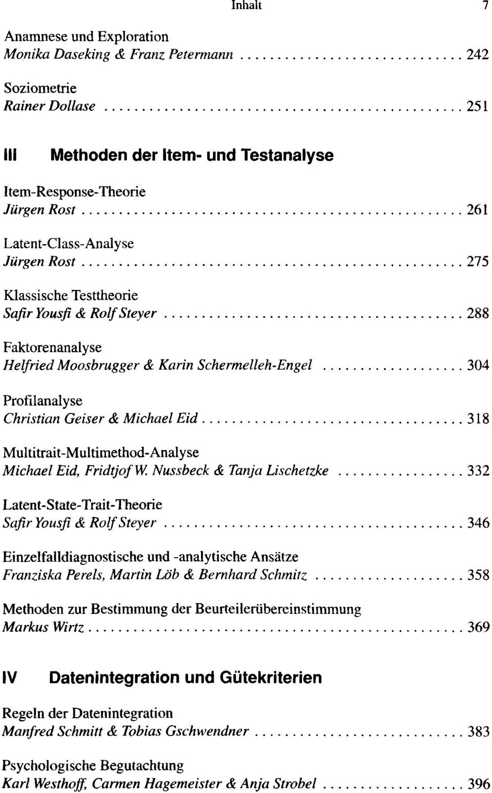 Eid 318 Multitrait-Multimethod-Analyse Michael Eid, Fridtjof W.