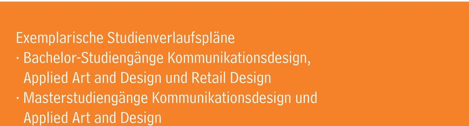 Applied Art and Design und Retail Design