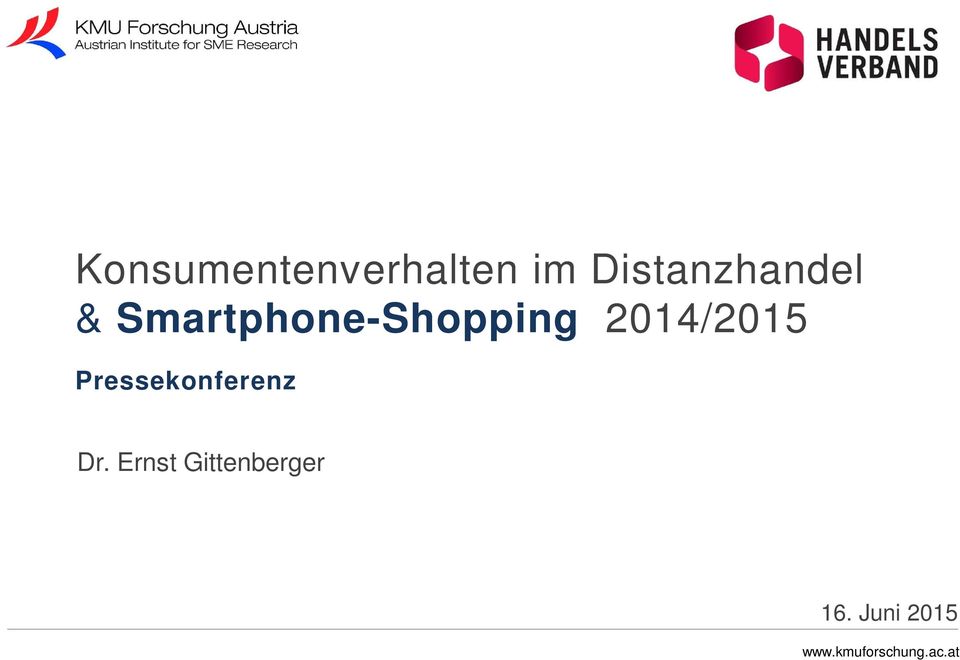 Smartphone-Shopping 2014/2015