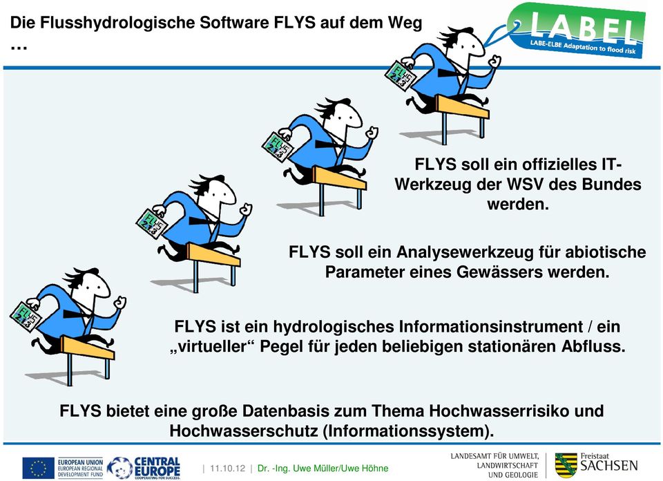 FLYS ist ein hydrologisches Informationsinstrument / ein virtueller Pegel für jeden beliebigen