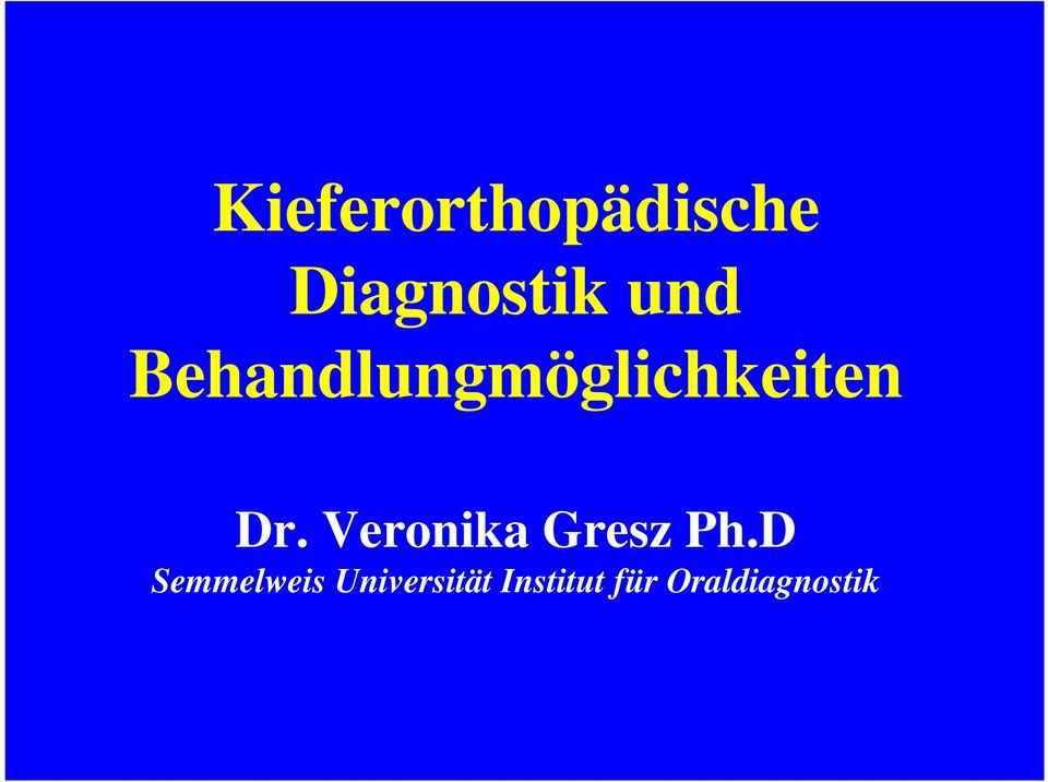 Veronika Gresz Ph.