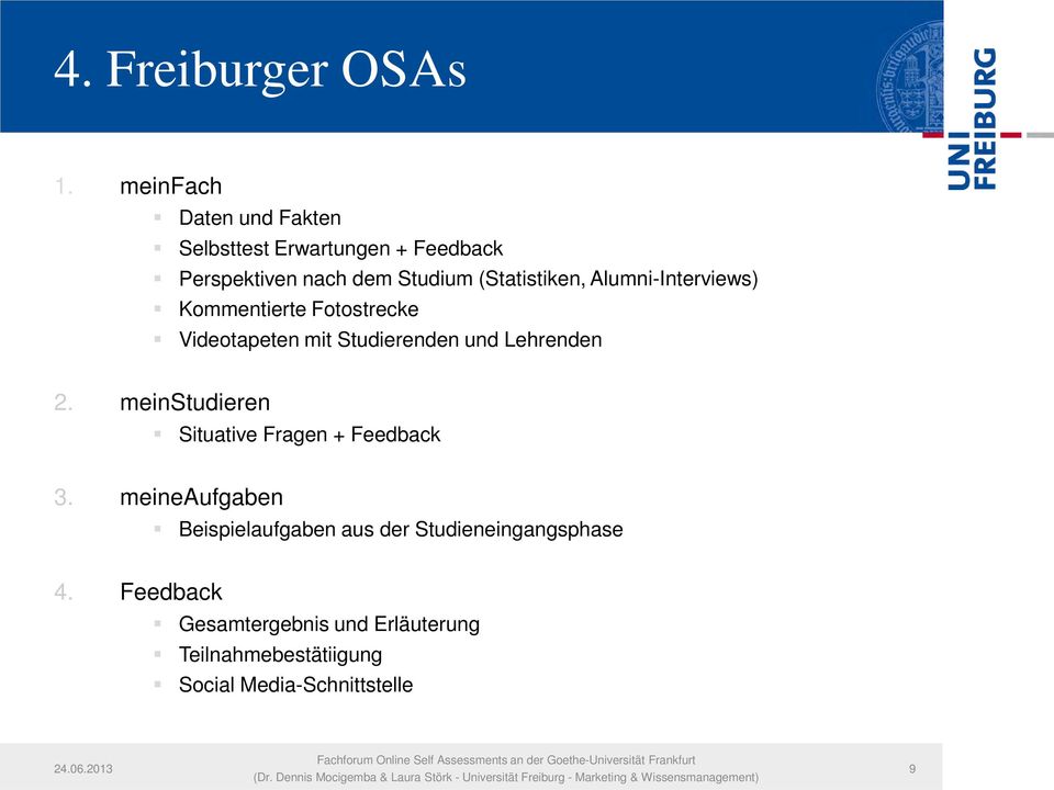 Alumni-Interviews) Kommentierte Fotostrecke Videotapeten mit Studierenden und Lehrenden 2.