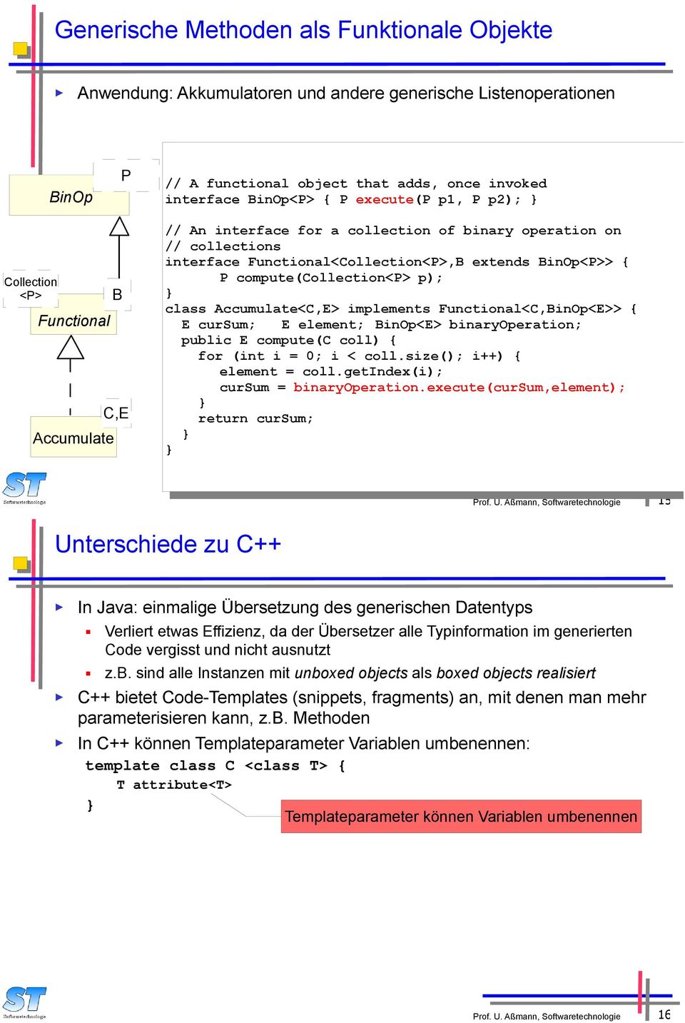 compute(collection<p> p); class Accumulate<C,> implements Functional<C,BinOp<>> { cursum; element; BinOp<> binaryoperation; public compute(c coll) { for (int i = 0; i < coll.