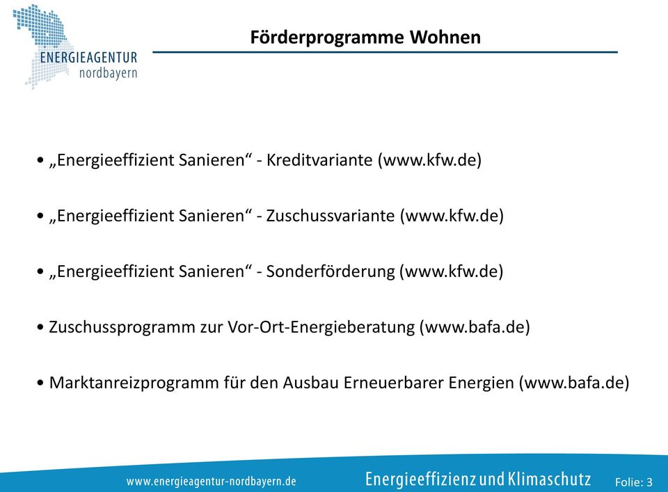 de) Energieeffizient Sanieren - Sonderförderung (www.kfw.