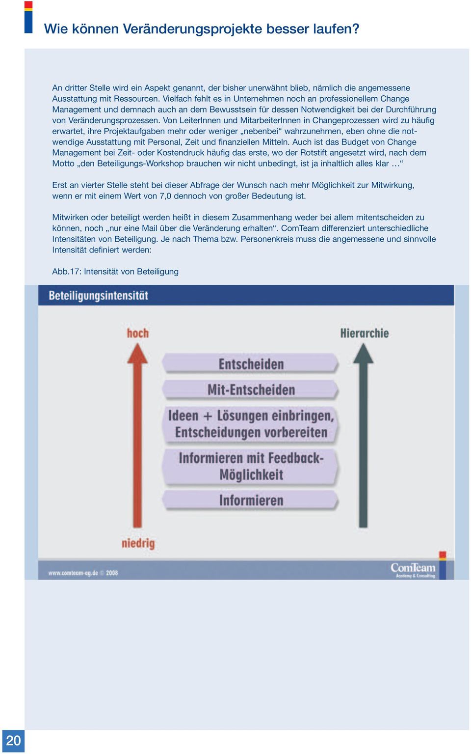 Von LeiterInnen und MitarbeiterInnen in Changeprozessen wird zu häufig erwartet, ihre Projektaufgaben mehr oder weniger nebenbei wahrzunehmen, eben ohne die notwendige Ausstattung mit Personal, Zeit