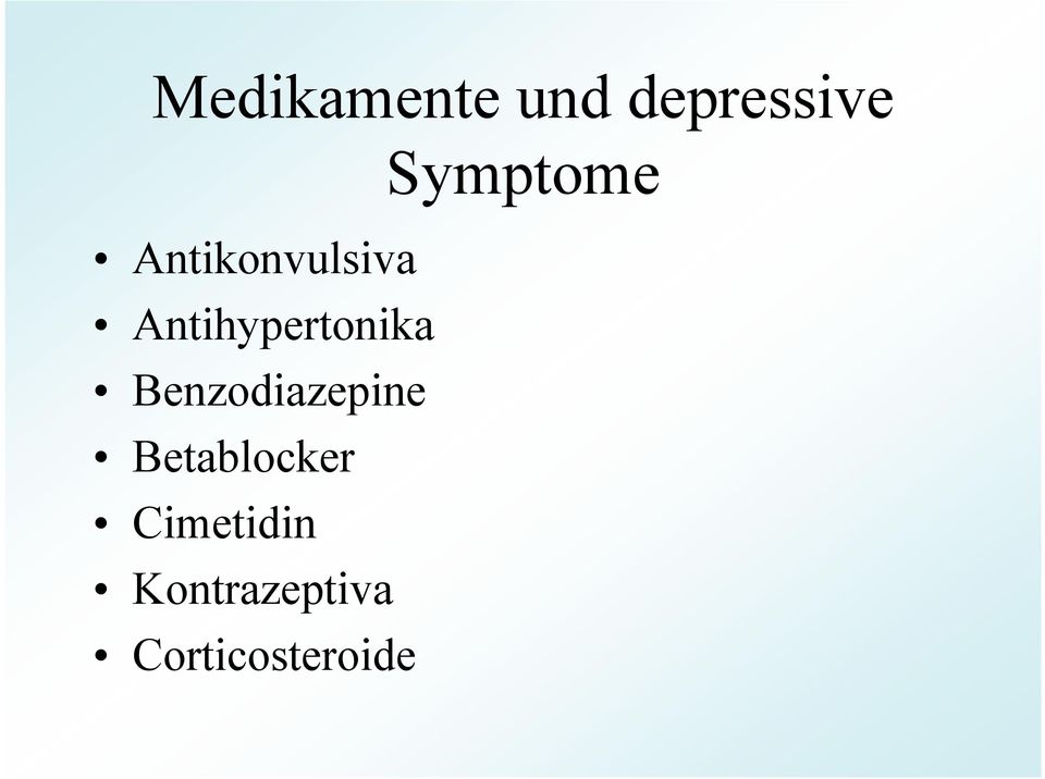 Antihypertonika Benzodiazepine