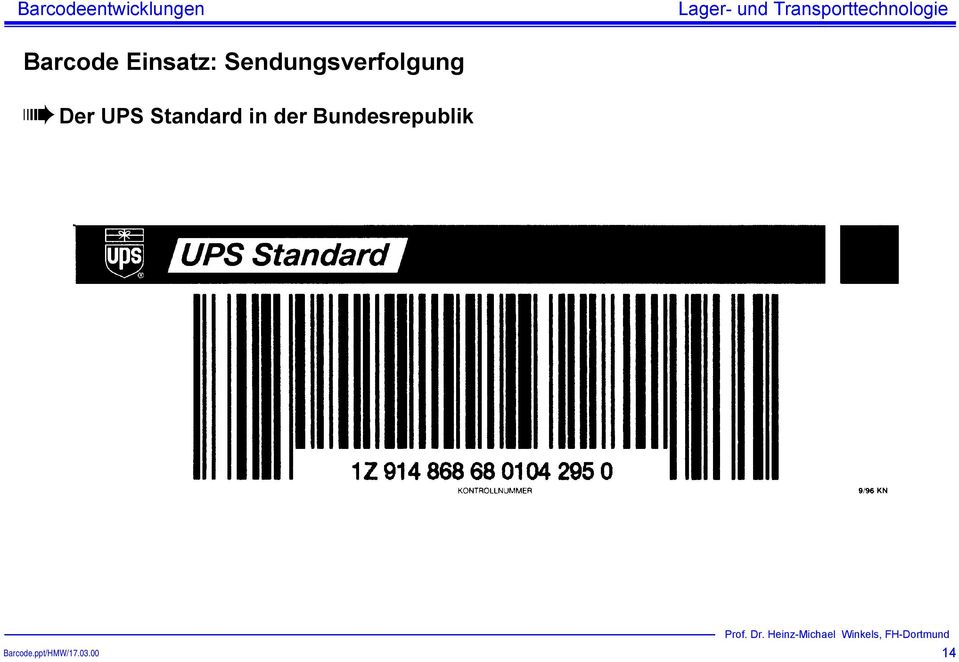 Der UPS Standard in