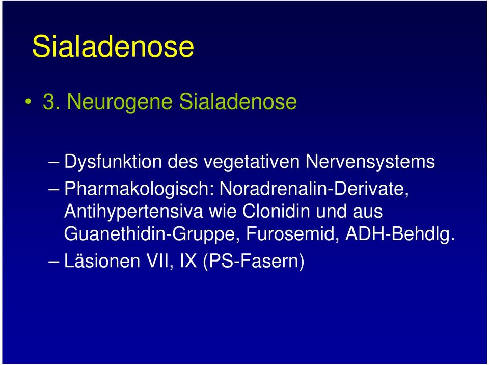 Nervensystems Pharmakologisch: Noradrenalin-Derivate,