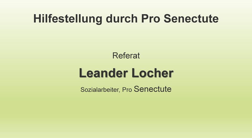 Leander Locher