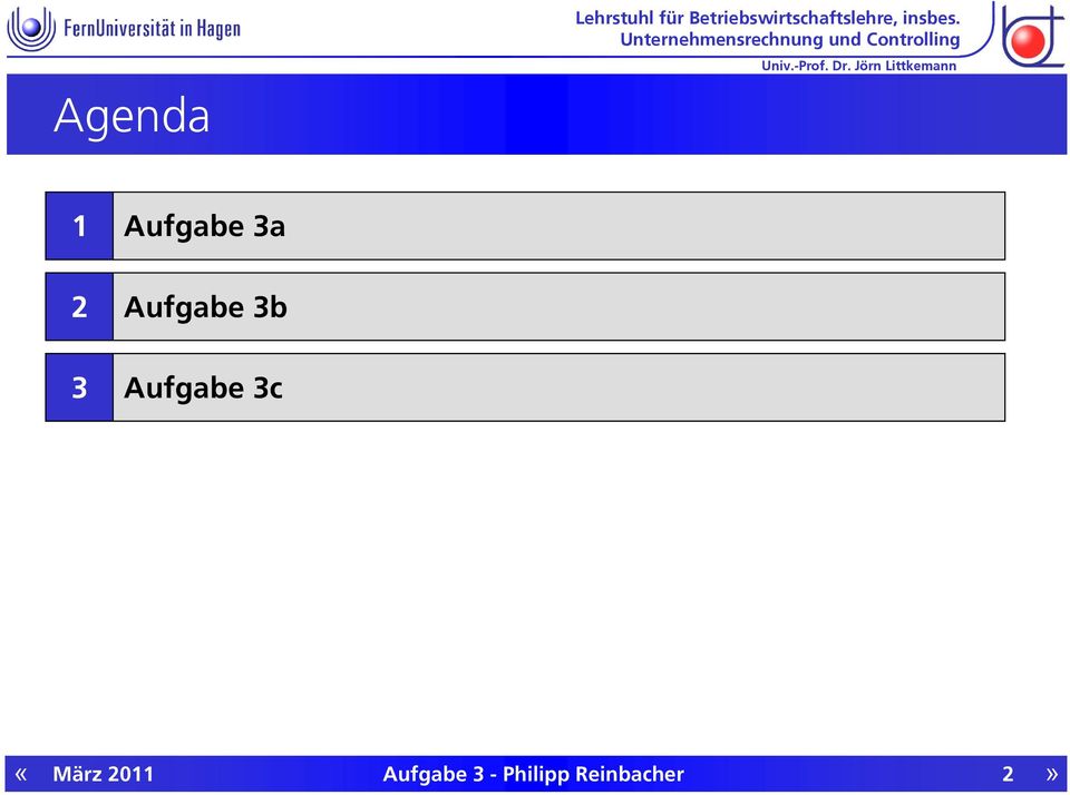 3c «März 2011 Aufgabe