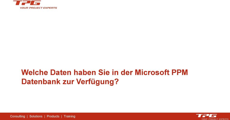 Microsoft PPM