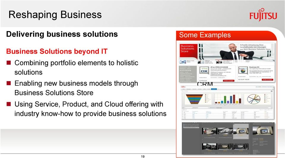 Solutions Store # Using Service, Product, and Cloud offering with industry know-how to