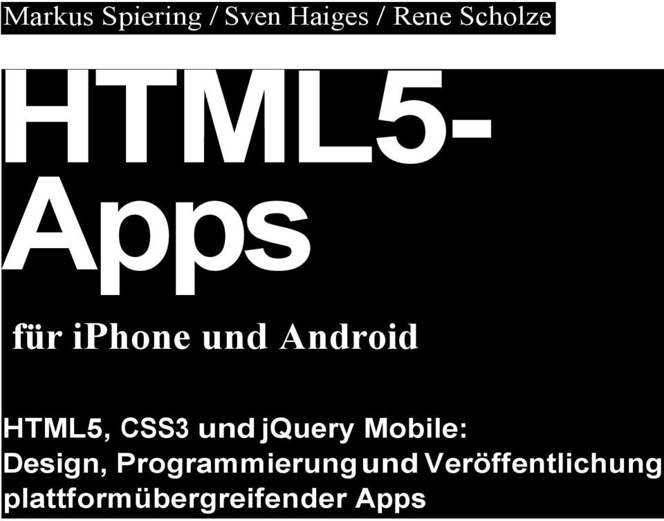 CSS3 und jquery Mobile: Design,