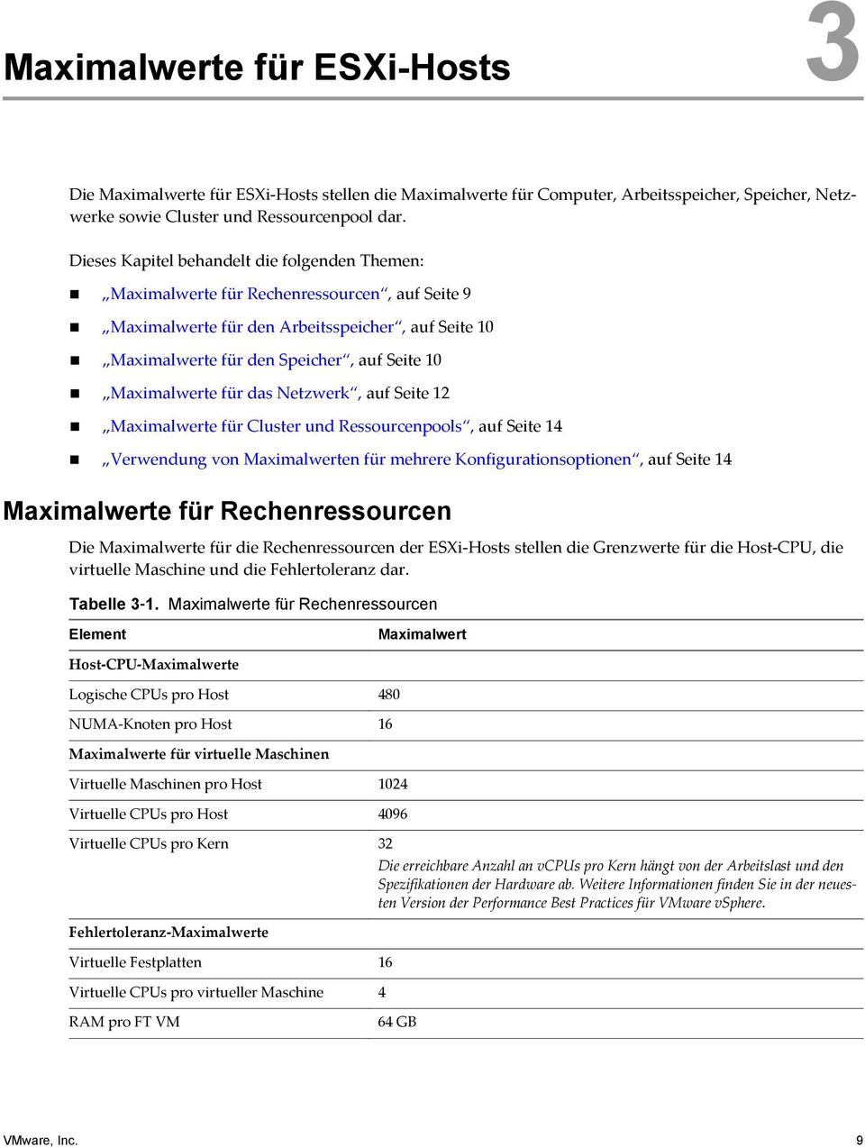 Cluster und Ressourcenpools, auf Seite 14 Verwendung von en für mehrere Konfigurationsoptionen, auf Seite 14 e für Rechenressourcen Die e für die Rechenressourcen der ESXi-Hosts stellen die