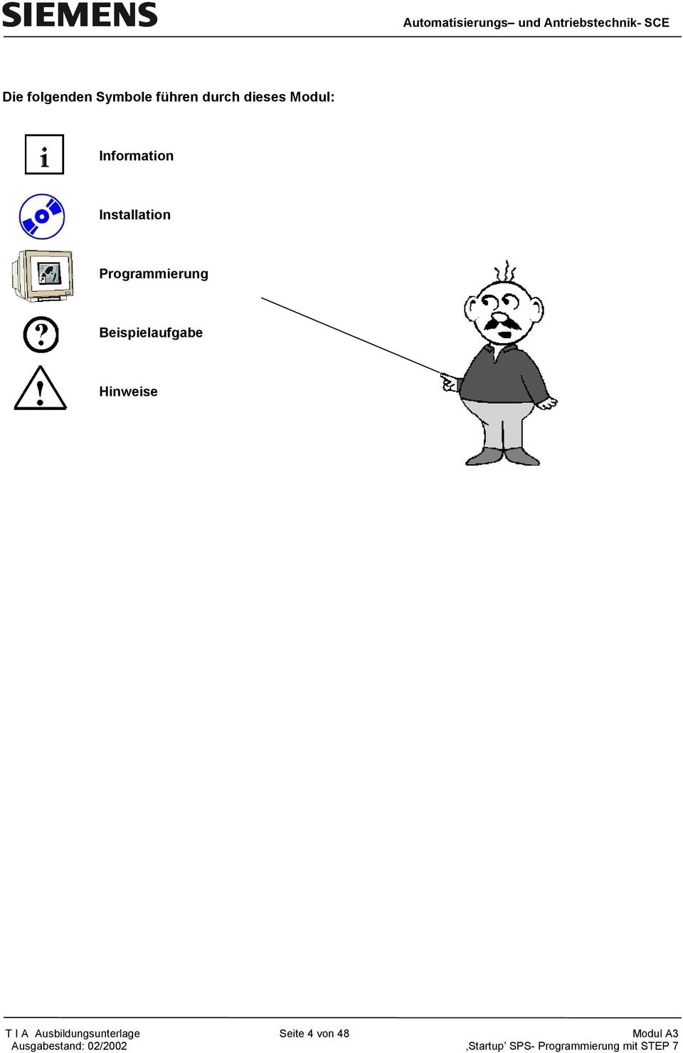 Programmierung Beispielaufgabe Hinweise