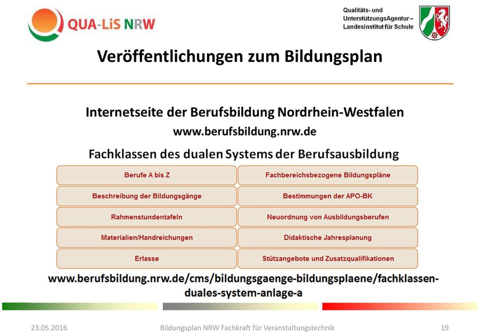 2016 Bildungsplan NRW