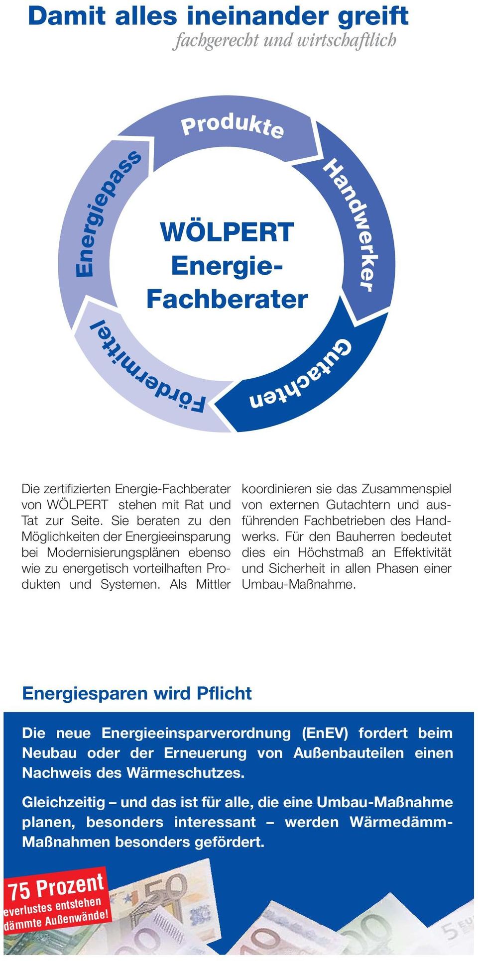 Als Mittler koordinieren sie das Zusammenspiel von externen Gutachtern und ausführenden Fachbetrieben des Handwerks.