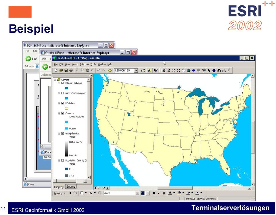 Terminalserverlösungen 11 ESRI