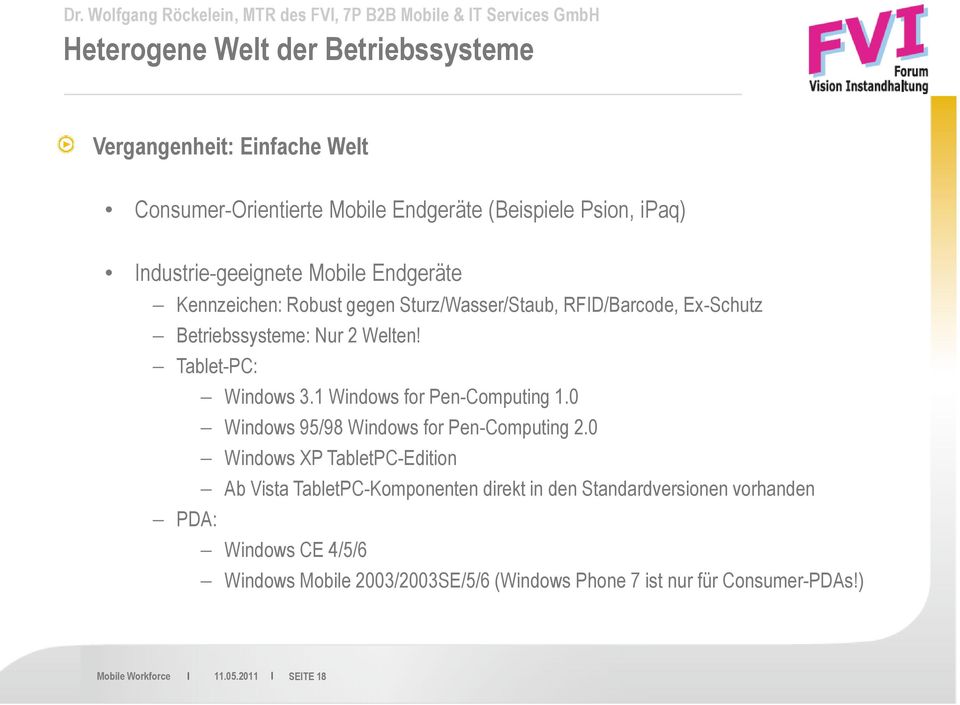 Welten! Tablet-PC: Windows 3.1 Windows for Pen-Computing 1.0 Windows 95/98 Windows for Pen-Computing 2.