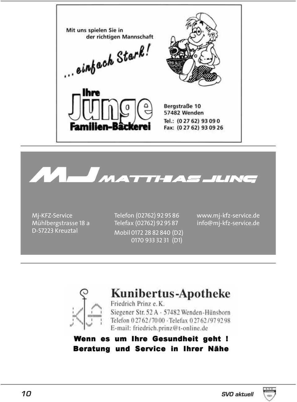 mj-kfz-service.de info@mj-kfz-service.de Wenn es um Ihre Gesundheit geht!