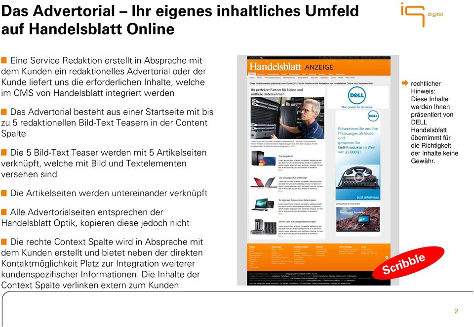 Bild-Text Teaser werden mit 5 Artikelseiten verknüpft, welche mit Bild und Textelementen versehen sind rechtlicher Hinweis: Diese Inhalte werden Ihnen präsentiert von DELL Handelsblatt übernimmt für