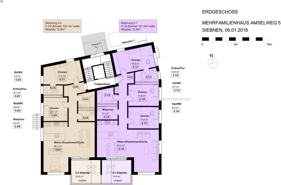 6 m 2 5.2/4 4.0 m 2 5.2/6 5.2/2 80x47 12.7 m 2 5.2/5 17.3 m 2 5.2/1 5.2/3 55x44 5.2/4 5.2/6 WM/TU Treppenhaus WM/TU 55x45 5.1/4 100x47 6.1 m 2 5.1/6 19.