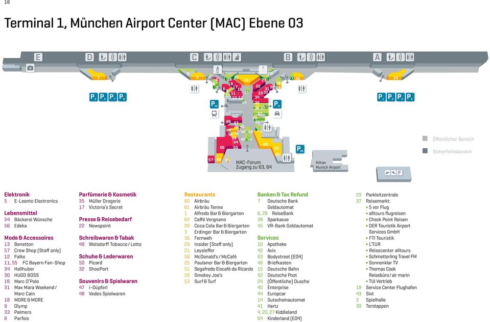Terminal 1, München Airport Center (MAC) Ebene 03 - PDF Free Download