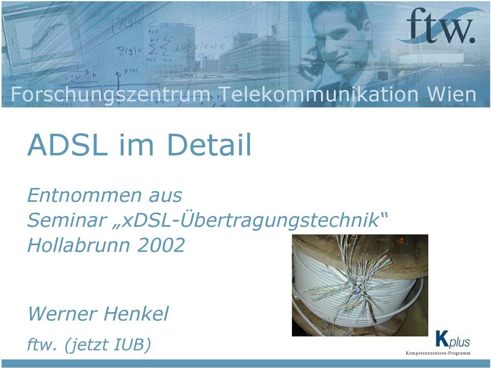Seminar xdsl-übertragungstechnik