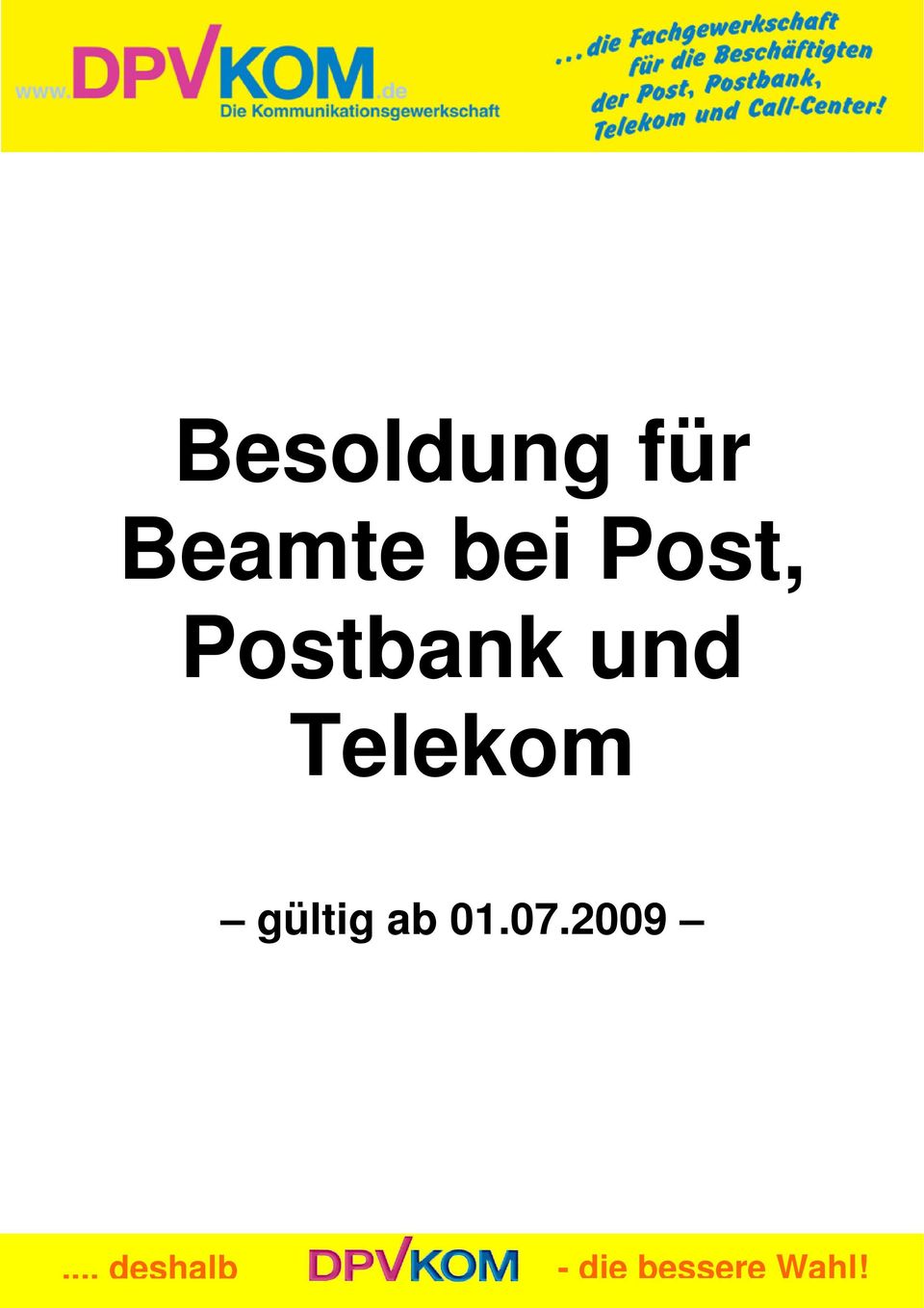 Telekom gültig ab 01.07.