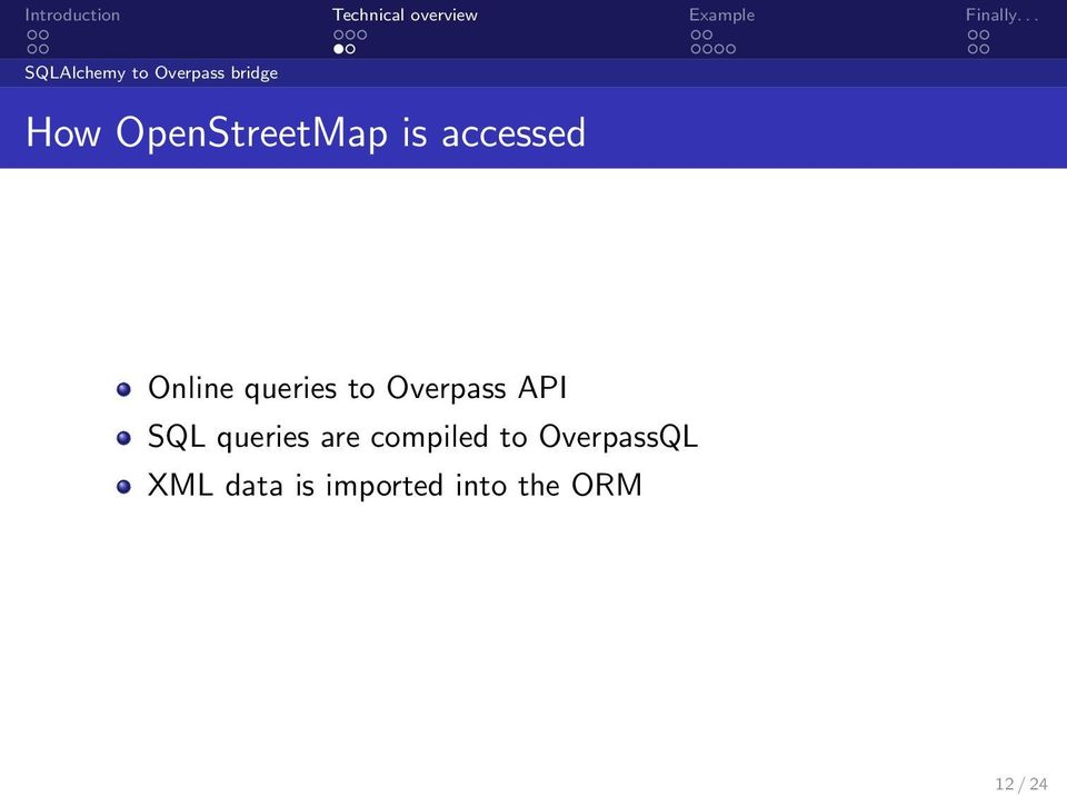 to Overpass API SQL queries are compiled
