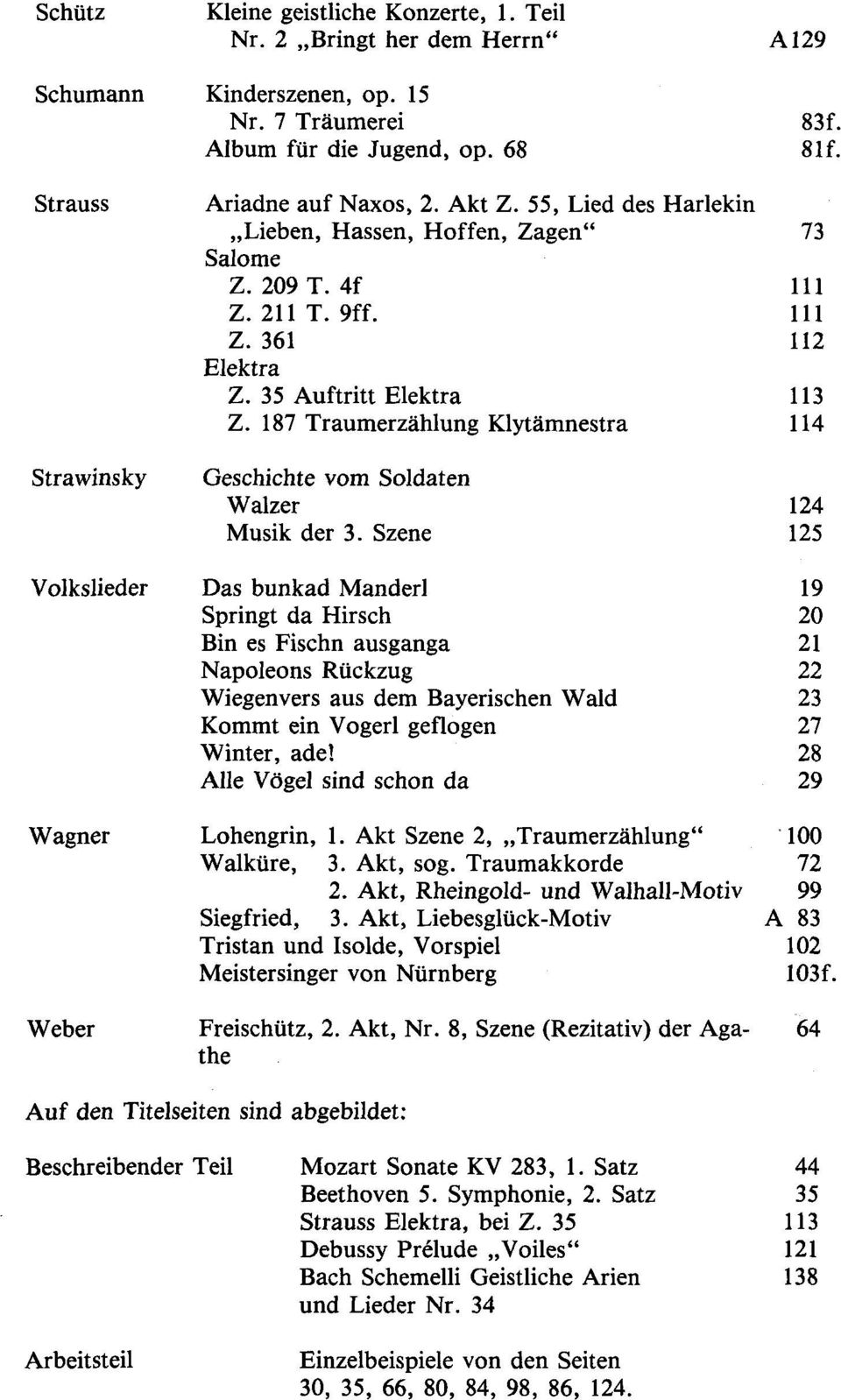 187 Traumerzählung Klytämnestra Geschichte vom Soldaten Walzer Musik der 3.