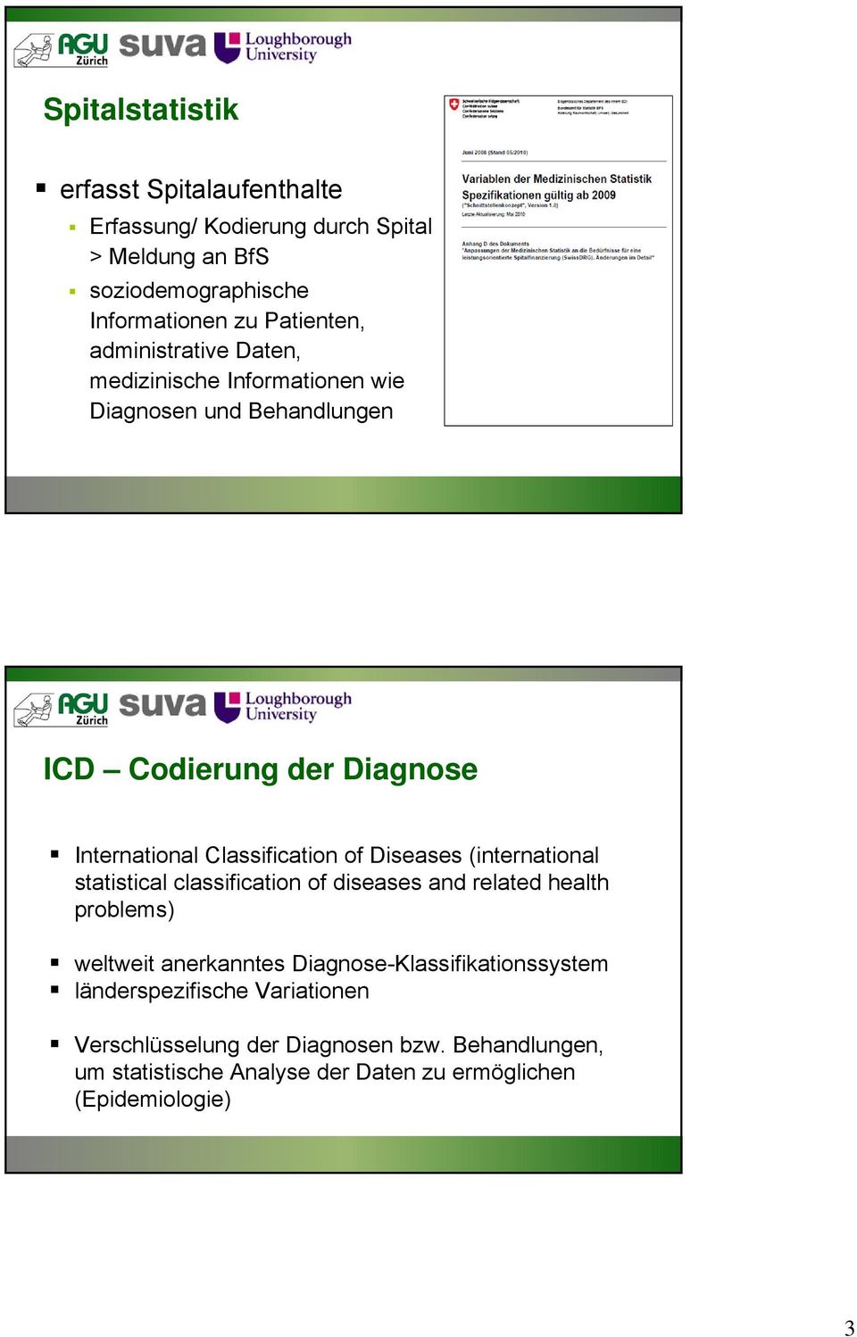 Diseases (international statistical classification of diseases and related health problems) weltweit anerkanntes