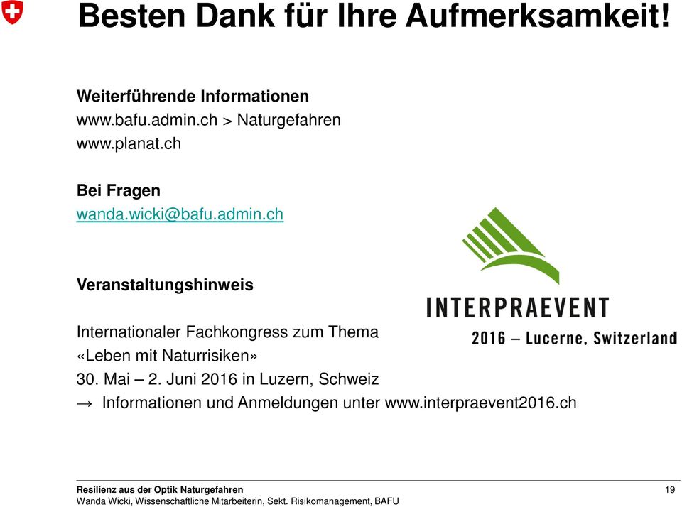 ch Veranstaltungshinweis Internationaler Fachkongress zum Thema «Leben mit