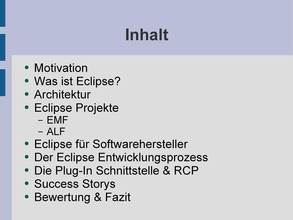 Softwarehersteller Der Eclipse