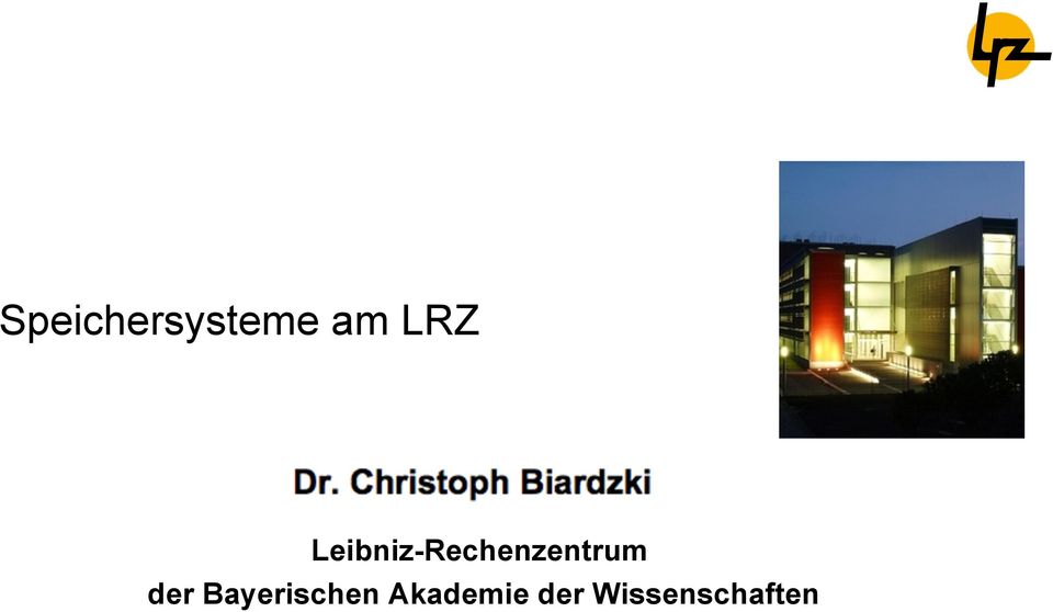 Leibniz-Rechenzentrum
