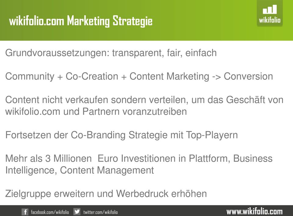 Marketing -> Conversion Content nicht verkaufen sondern verteilen, um das Geschäft von com und Partnern