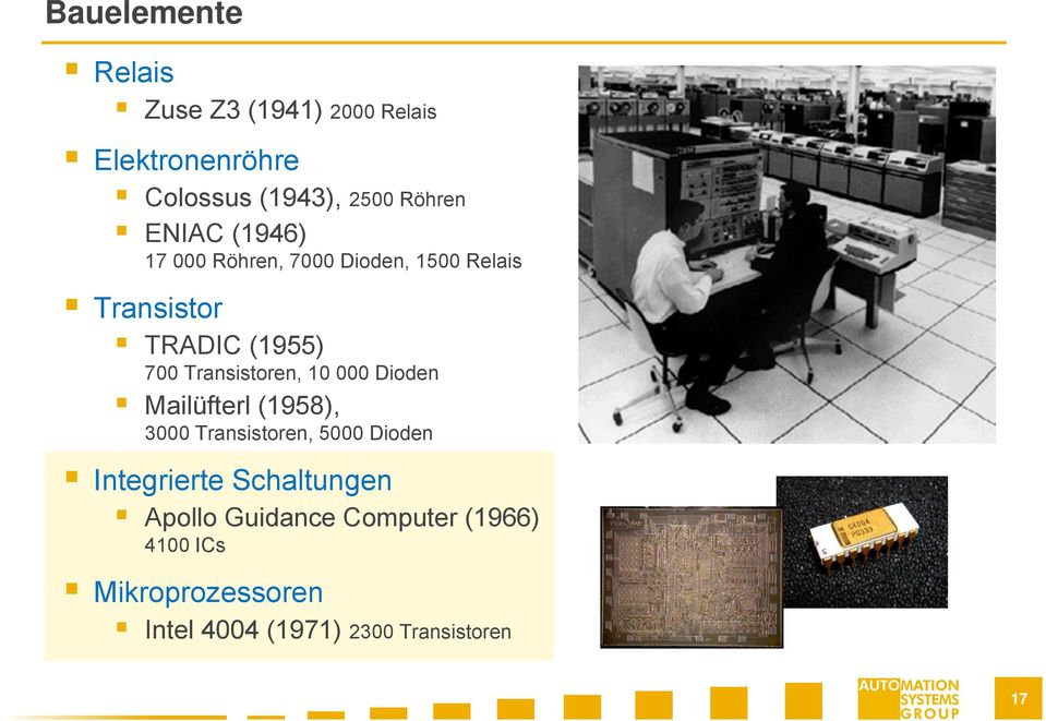 Transistoren, Dioden Mailüfterl (958), 3 Transistoren, 5 Dioden Integrierte