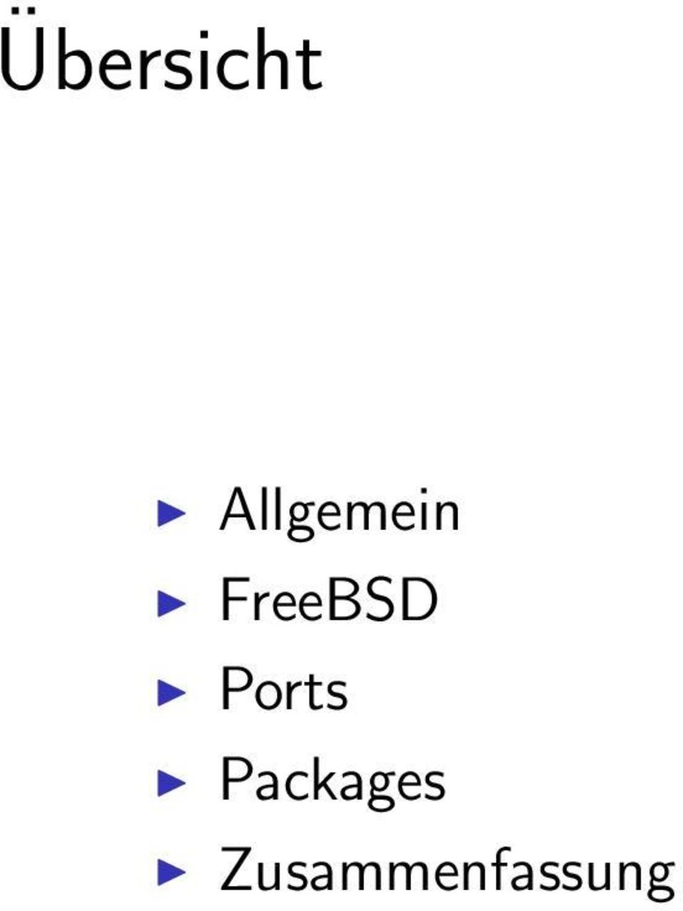 FreeBSD Ports