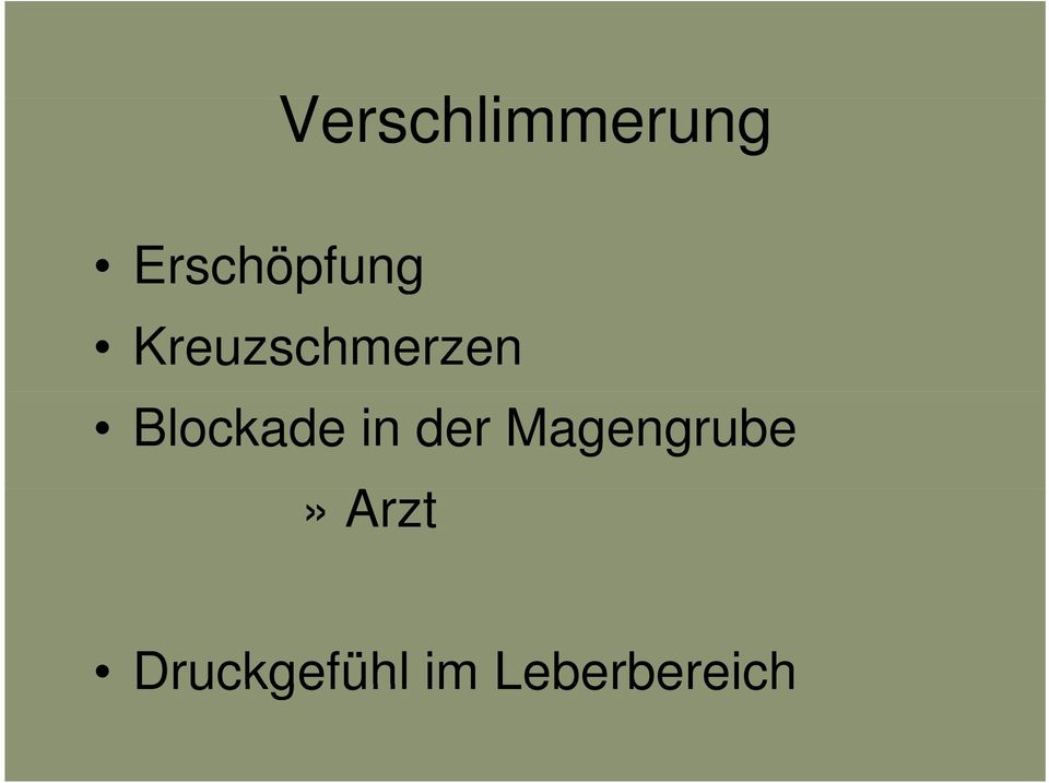 Kreuzschmerzen Blockade