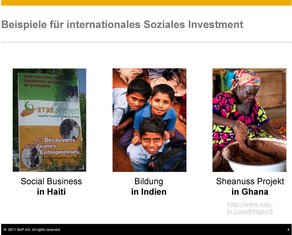 Indien Sheanuss Projekt in Ghana http://www.