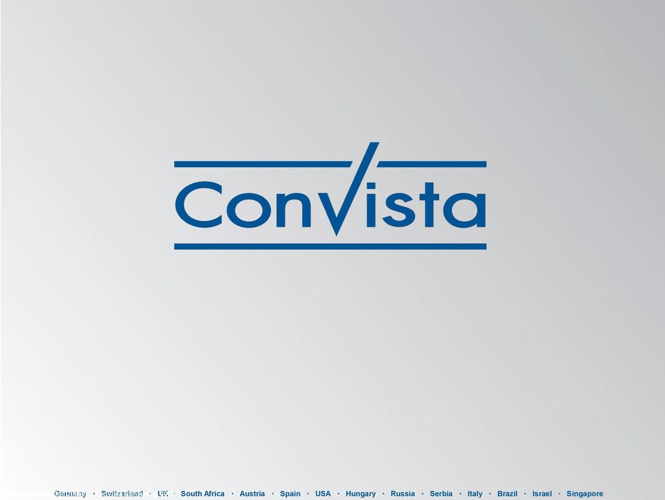 Utilities ConVista Switzerland Consulting