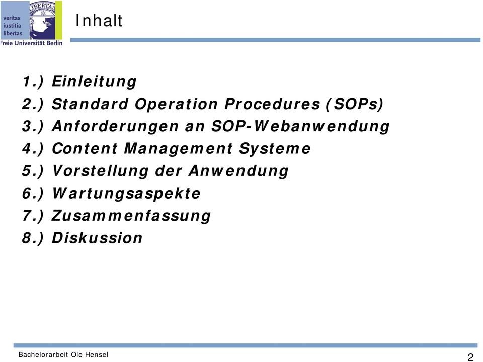 ) Anforderungen an SOP-Webanwendung 4.