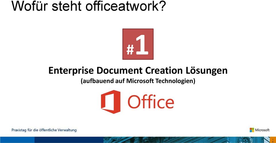 #1 Enterprise Document