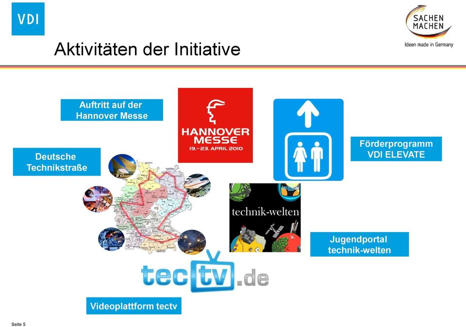 Förderprogramm VDI ELEVATE Jugendportal