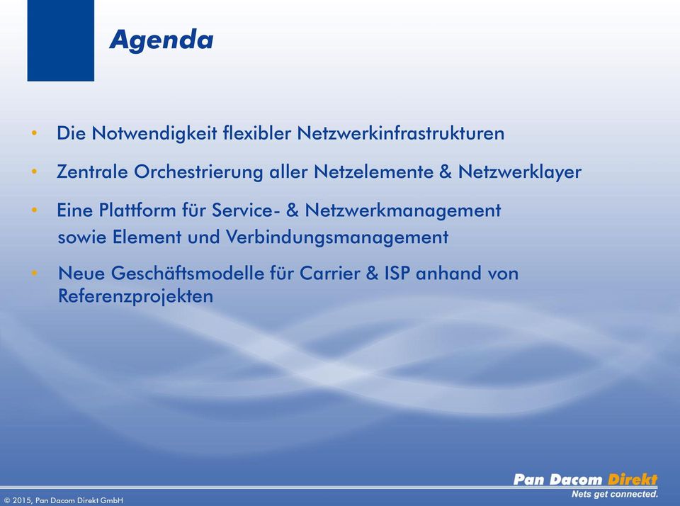 Service- & Netzwerkmanagement sowie Element und