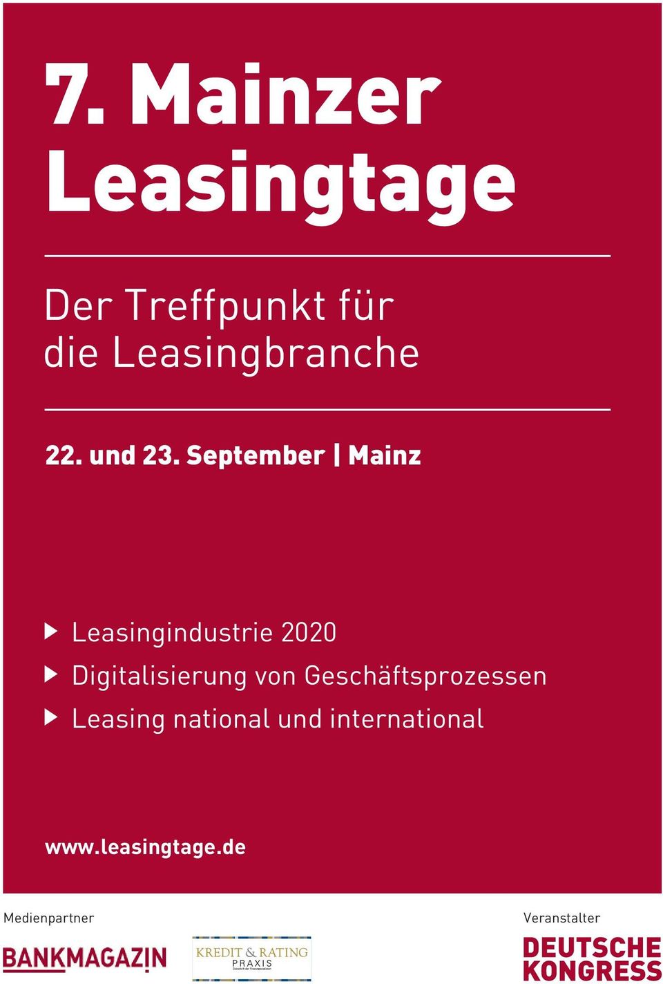 September Mainz Leasingindustrie 2020 Digitalisierung von